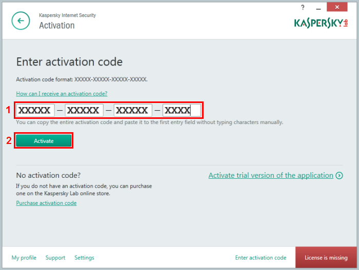 Kaspersky Enter Activation Code Free